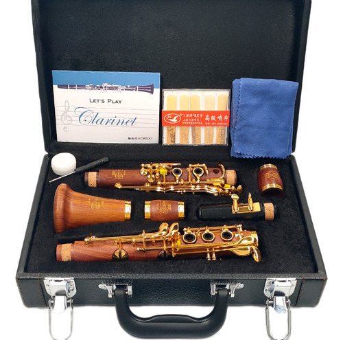 Clarinete Mc681, Teclas C, Redwood, Chapado En Oro