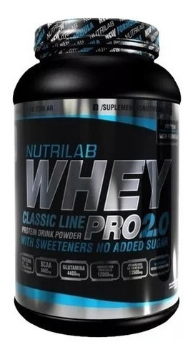 Nutrilab Whey Pro 2.0 Proteina Suero Masa Muscular 1 Kg