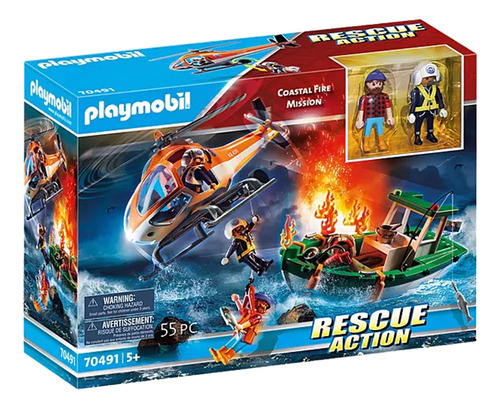 Playmobil Mision De Rescate Maritimo 70491