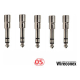 5 Adaptadores Fêmea P2 St X P10 St Metal Wireconex Wc347 