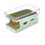 Caixa De Armazenamento Transparente Slide Egg Box Para Gelad