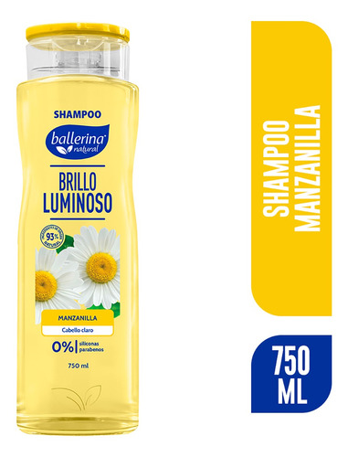 Ballerina Shampoo Manzanilla Frasco 750 Ml