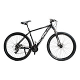 Bicicleta Mtb Firebird Alum R29 21v Full Shimano. Color Negro/blanco Tamaño Del Cuadro S