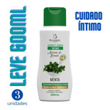 Kit 3 Sabonete Íntimo Menta 200ml Aromas Do Brasil