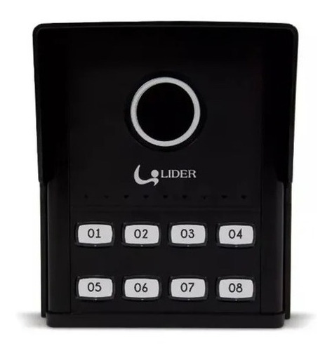 Interfone 8 Pontos Porteiro Coletivo Smart Lr808 Líder