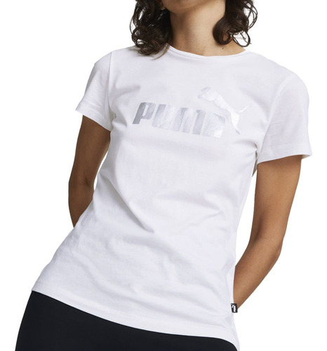 Playera Puma Essentials Metallic Mujer 84830302