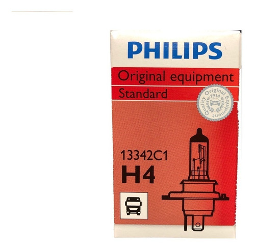 Lámpara Philips H4 24v 75/70w P43t 13342 C1 Para Camión 