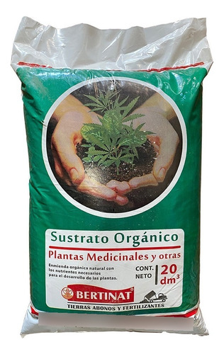 Sustrato Para Plantas Medicinales 20dm3 Tierra Bertinat