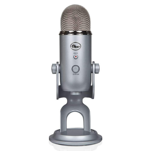 Microfono Condensador Profesional Usb Blue Yeti Plateado Xmp