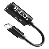 Adaptadore Lightning Tipo-c Para Fone E Carregamento Hs-312