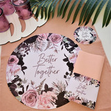 Plato De Sitio De Papel Better Together X 20u Navidad