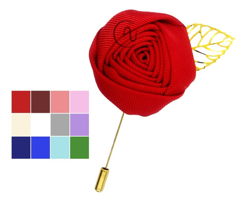 Alfiler Solapa Fistol Broche Pin Boutonniere Flor Triangular