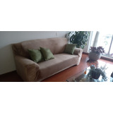Sofa De 3 Puestos En Semicuero Usado