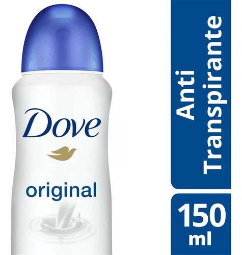 Desodorante Antitranspirante Aerosol Dove Original 250 Ml