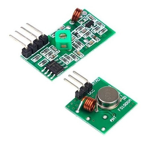 Kit Modulo Rf Emisor Y Receptor 315mhz Arduino