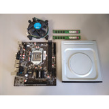 Lote Peças Pc Sucata Placa Mãe Afox H61 Com Defeito