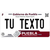 Placas Para Auto Personalizadas Puebla 2020