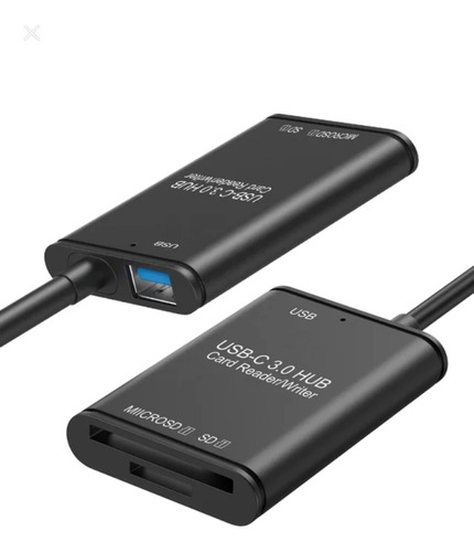 Adaptador Lector Tipo C A Usb /sd/tf Tarjeta Memoria