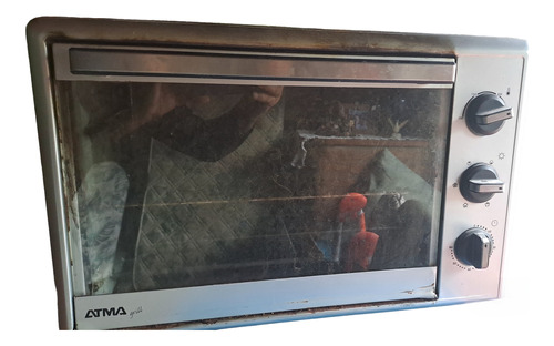 Horno De Mesa Eléctrico Atma Hg4010e 40l Plateado 220v