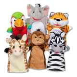 Melissa & Doug Safari Buddies - Marionetas De Mano, Juego 6