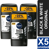 Desodorante Nivea Variedades Aromas Barra Masculino X5 Unid