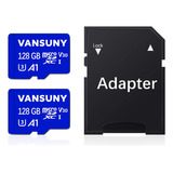 Vansuny Tarjeta Micro Sd De 128 Gb, Paquete De 2 Tarjetas De