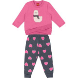 Roupa Calça Moletom Casaco Feminino Quentinho Confortável