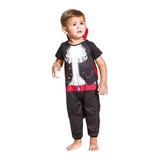 Fantasia De Halloween Infantil Bebe Bruxo Esqueleto Vampiro