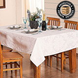 Toalha De Mesa Jacquard 8 Lugares Original Tecido Grosso