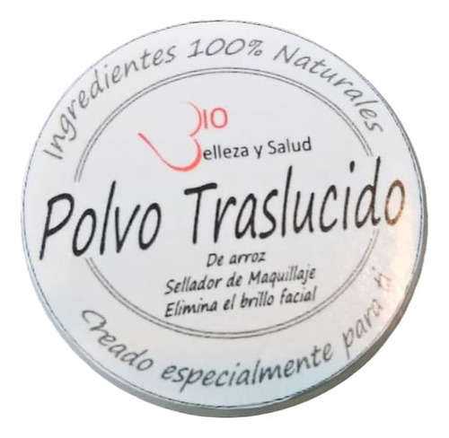 Polvo Traslucido De Arroz 100% Orgánico 