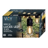 Serie De Extensión Set De Luces Led Focos Vintage 24enchufes