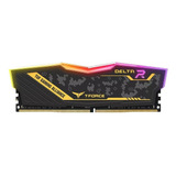 Memoria Ram T-force Delta Rgb Gamer  8gb 1 Team Group Tf9d48g3200hc16c01