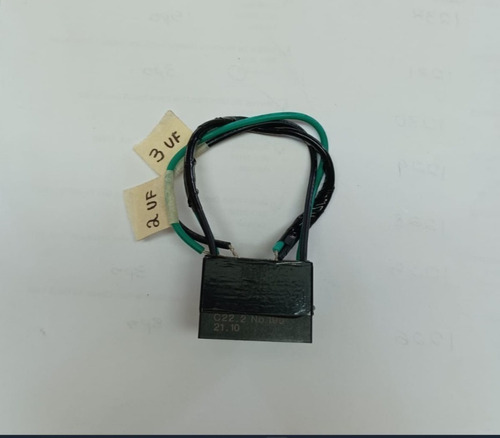 Capacitor Armado Doble Cbb61 2uf-3uf Ventilador Techo 250vac