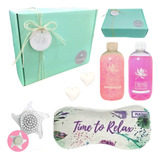 Aroma Relax Caja Regalo Mujer Box Zen Rosas Set Kit Spa N51