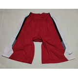 Bermuda Nike Dri Fit Talla S Small Chica Rojo Con Negro 