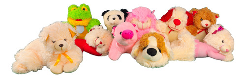 Peluches Surtidos Mayoreo 10 Pz Varios Colores Y Formas