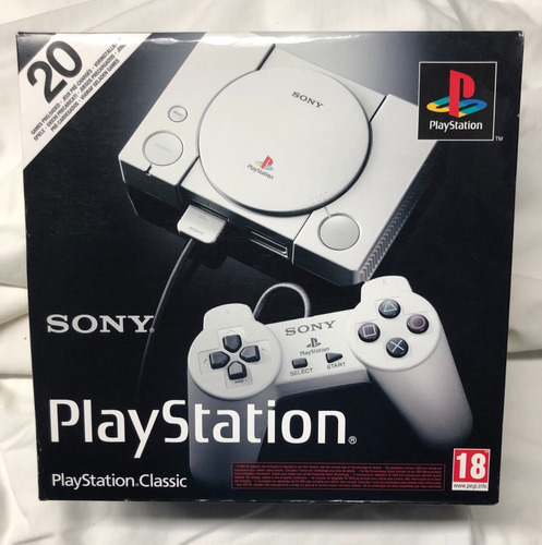 Sony Playstation Classic Mini + 2 Controles + 20 Juegos 