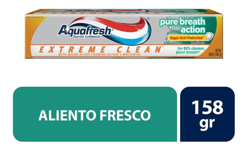 Aquafresh Extreme Clean Pure Breath 158 Gr