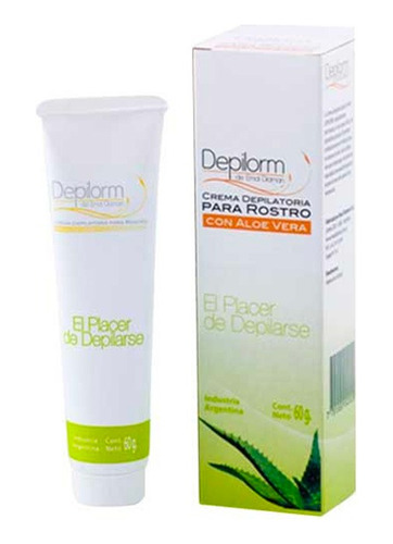 Depilorm Crema Depilatoria De Rostro Con Aloe Vera 60g