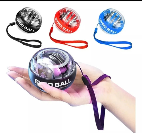  Power Ball Led Pro Ejercitador Giroscopio Ejercicio Muñeca 