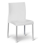 Cadeira Para Churrasco Plástico E Aço Branco