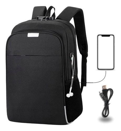 Mochila Para Notebook Antifurto Bolsa Executiva Reforçada