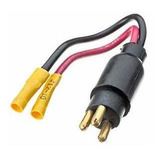 Motor De Arrastre Plug Macho Recto 12v