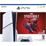 Sony Playstation 5 Slim 1tb Spider-man 2 Cor Branco