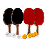 Ping Pong Paddle El Juego De 4 Mesas De Tenis De Mesa