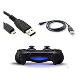 Cable De Carga Joystick Ps4 Play 4 Celular Usb Con Filtro Once