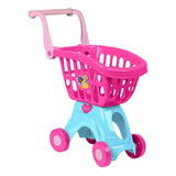 Carrinho Infantil De Compras Da Barbie 50cm - Cotiplás 2493