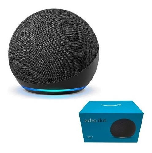 Caixa De Som Inteligente Alexa Echo Dot 4 Assistente Virtual