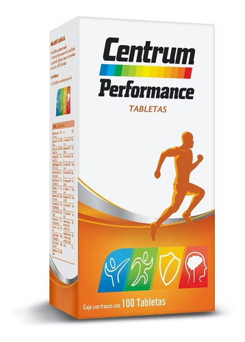 Centrum Performance C/100 Tabletas Multivitaminico Adultos