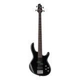 Bajo Eléctrico Cort Action Bass Plus Bk Negro 4 Cuerdas Acabado Del Cuerpo Brillante Orientación De La Mano Diestro